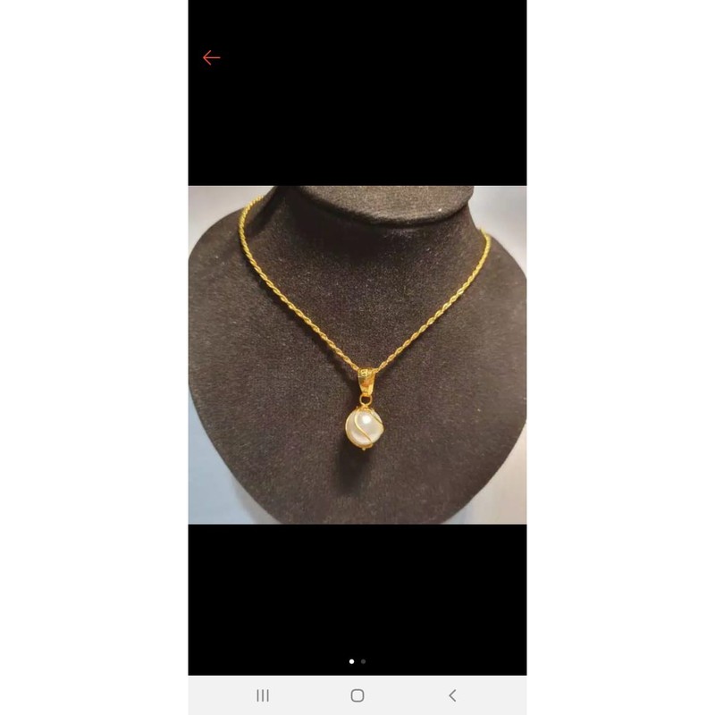 set kalung mutiara