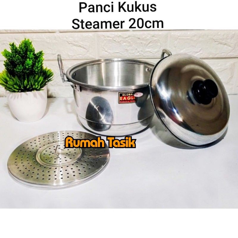 Dandang Steamer Kukus Kecil Ukuran 20cm / Panci Kukus Mini