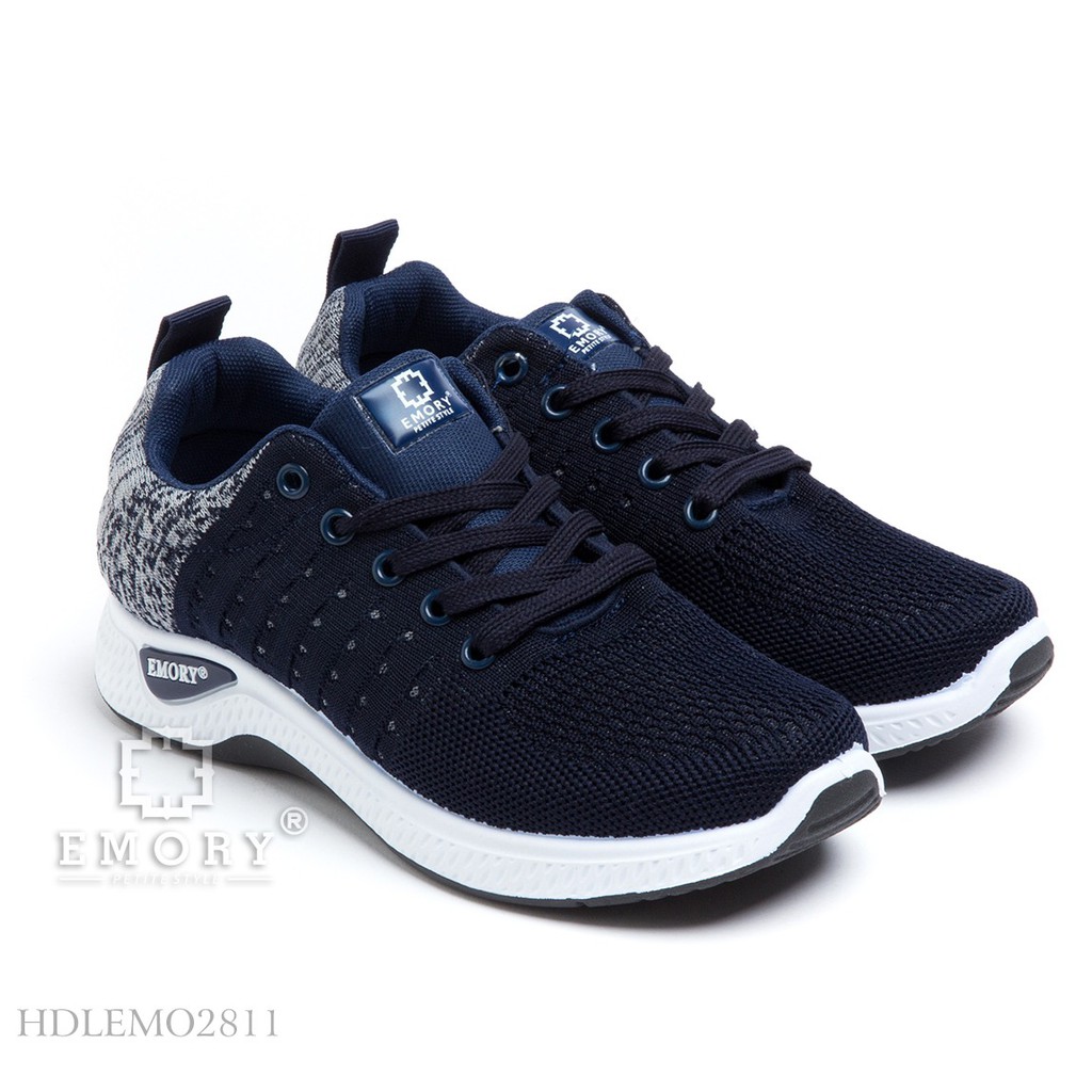 LINKSBANDUNG - EMORY  Flyknit Sneakers  HDLEMO2811 Sepatu Wanita Olahraga Sneaker Tali Original