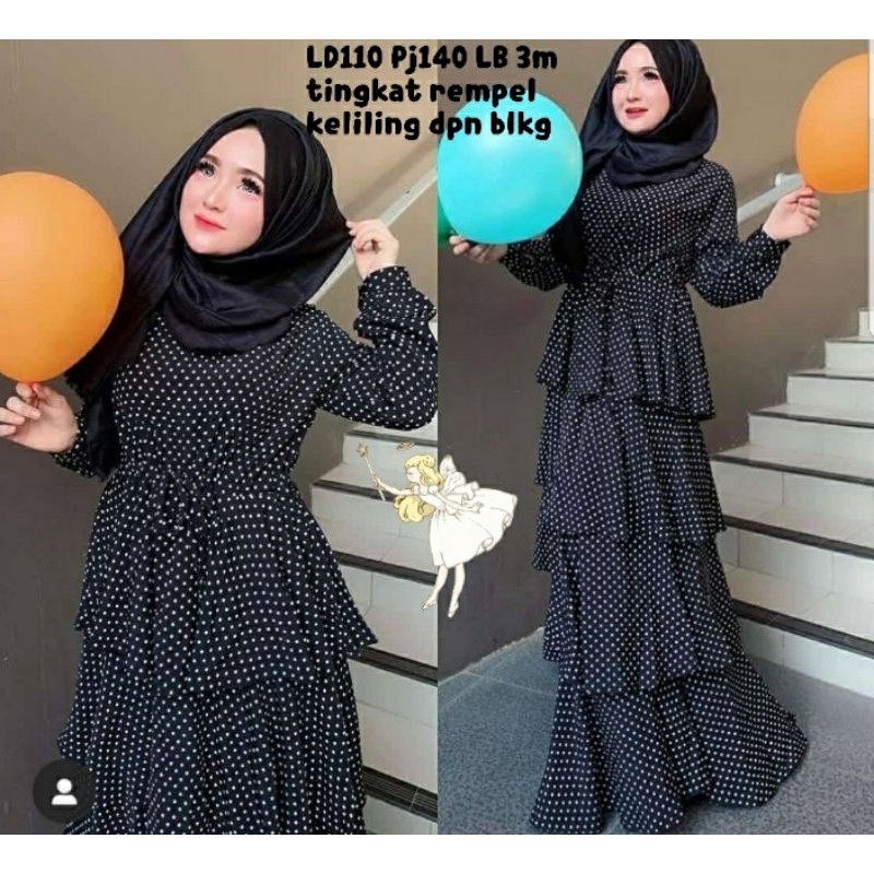 REAL VIDEO GAMIS JUMBO // BAHAN MONALISA BUSUI LD 110CM PJ140 LEBAR 3M FIT L - XXL