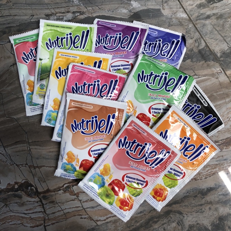 

Nutrijell 10gr - 3pcs & 5pcs