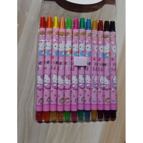 

Crayon Pensil Mewarnai Putar 1 Set 12 Warna