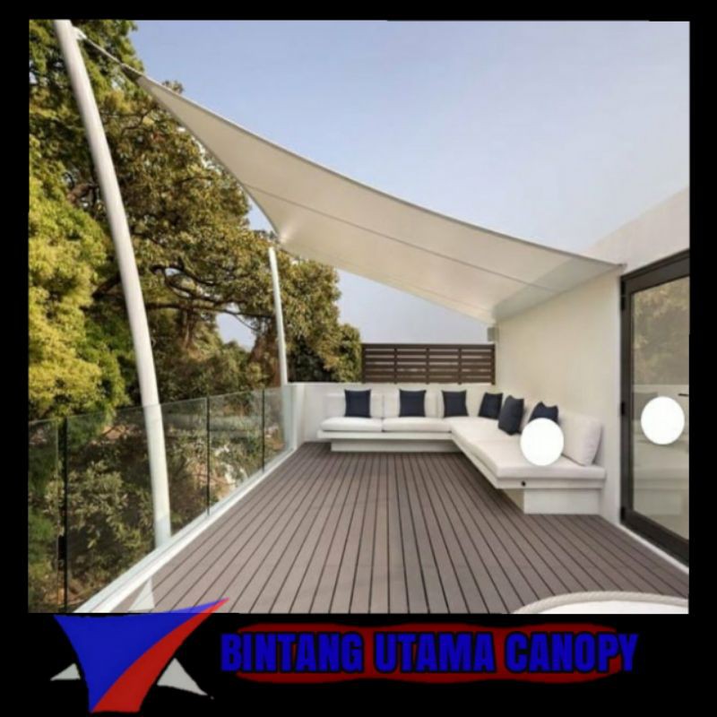 Desain Atap kanopi Cafe Minimalis Terbaru Harga Murah Per meter Bekasi Canopy Membrane