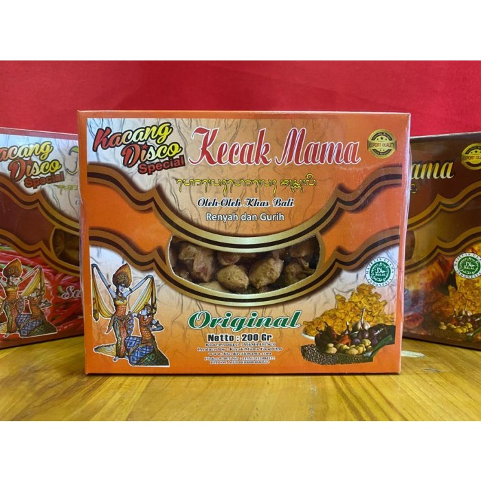 

Kacang Disco Kecak Mama Asli Oleh Oleh Khas Bali 200gr