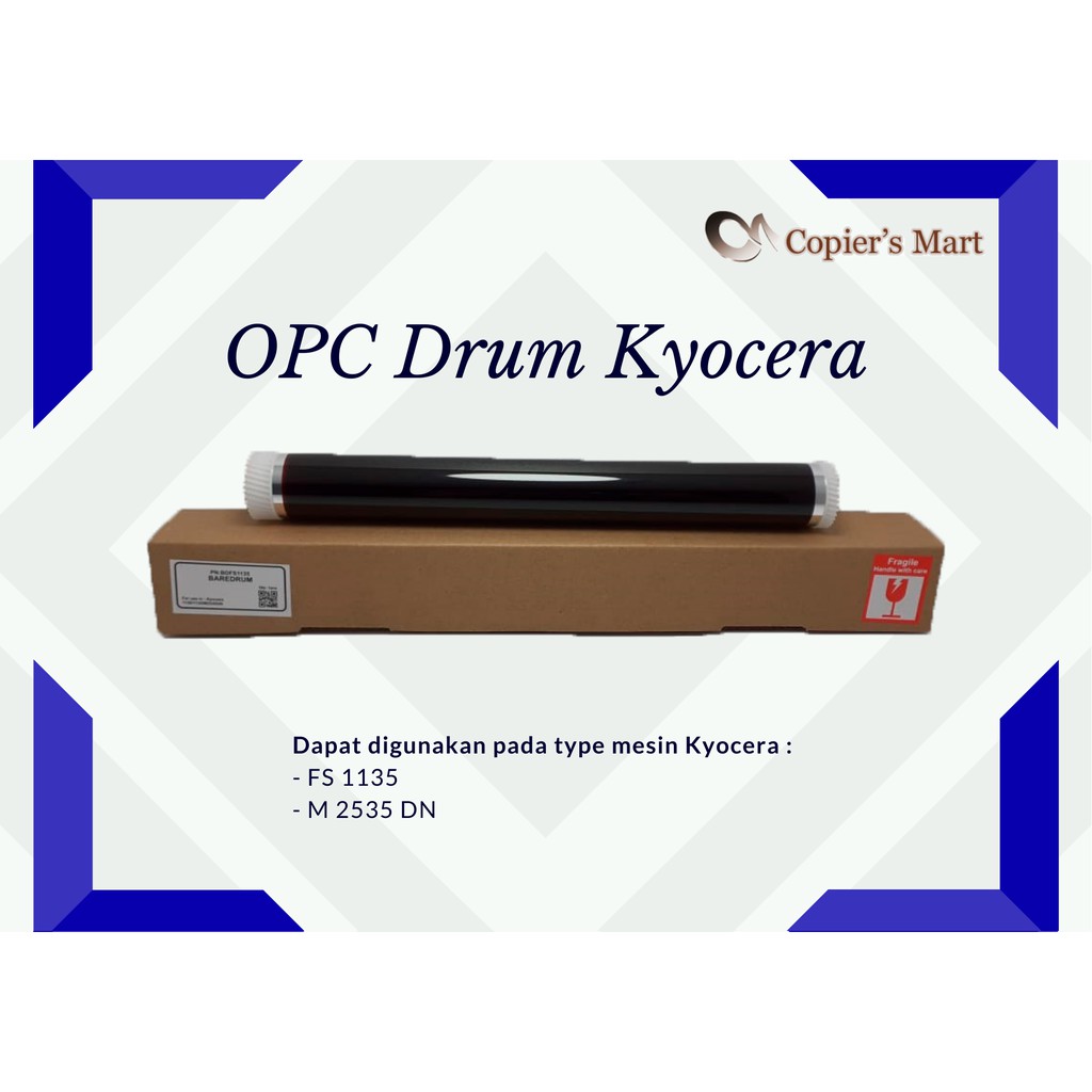 OPC DRUM SPAREPART MESIN FOTOCOPY KYOCERA FS1135 M2535DN WITH GEARS
