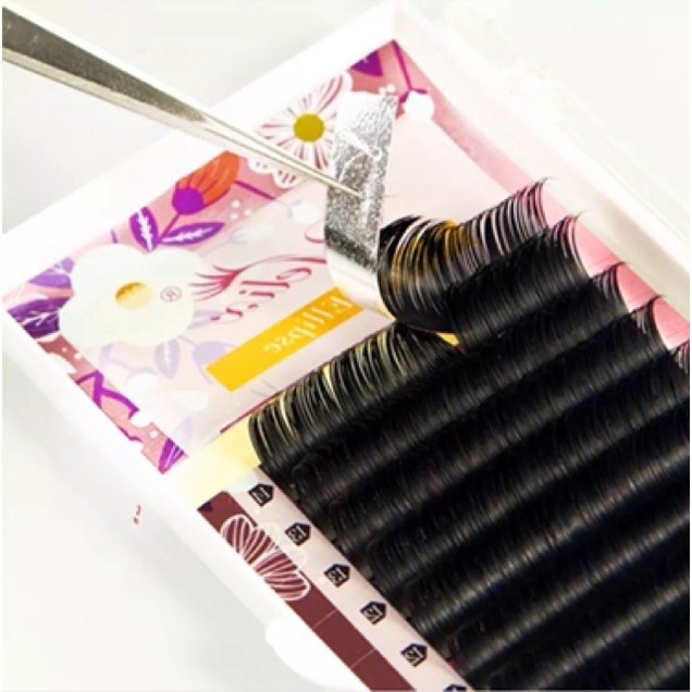 READY YELIX BLACK ELLIPSE Eyelash extension UKURAN LENGKAP (LEMBUT BANGET)