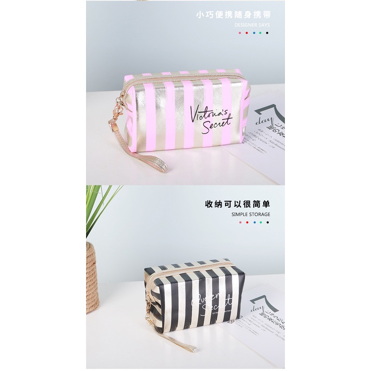 BAO003 Tas Kosmetik Makeup Pouch Anti Air Waterproof Motif Stylish Tas kosmetik serba guna dompet kosmetik Cosmetic Pouch Bag