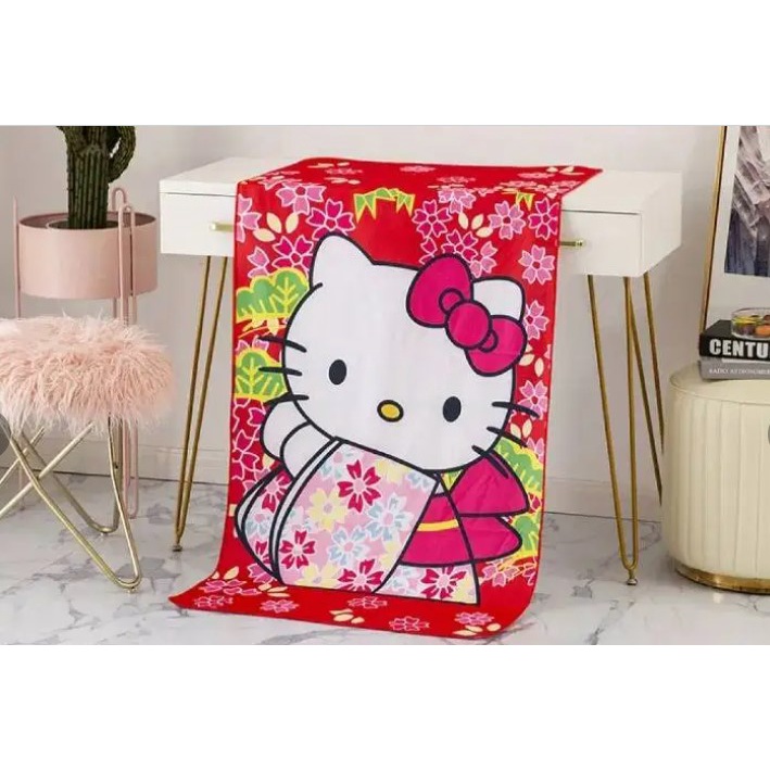 Handuk Karakter Anak Karakter Murah Ukuran 70cm x 140cm Princes , Dora , Minnie BISA BAYAR DI TEMPAT