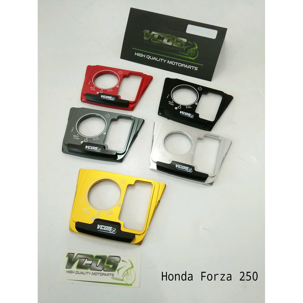 Cover kunci kontak Forza 250 VCOS tutup kunci cnc Vcos aksesoris forza 250 variasi forza 250