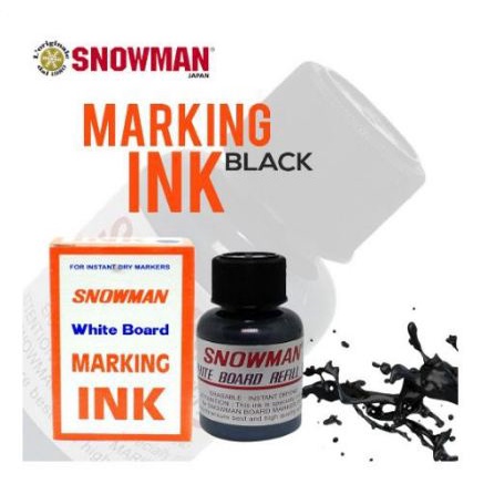 [TOSERBA_EMAK] - Refill Tinta Spidol Papan Tulis Whiteboard Snowman WBI - 20