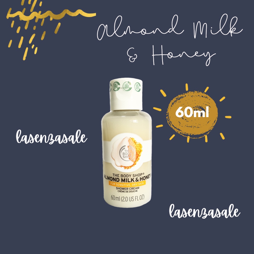 Jual TBS The Body Shop Original 100 Almond Milk & Honey Shower Cream
