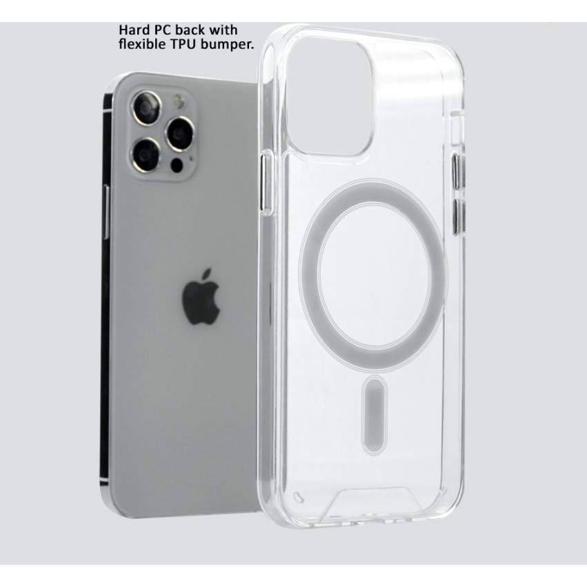 case silikon magsafe iphone 11   11 pro   11 pro max clear case