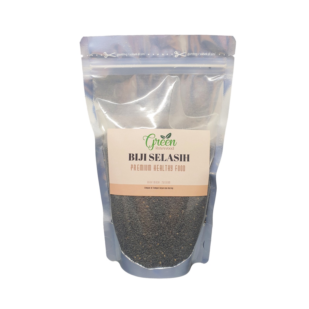 

BIJI SELASIH 250 GRAM PREMIUM - BASIL SEED 250GR - SELASIH 250 GR