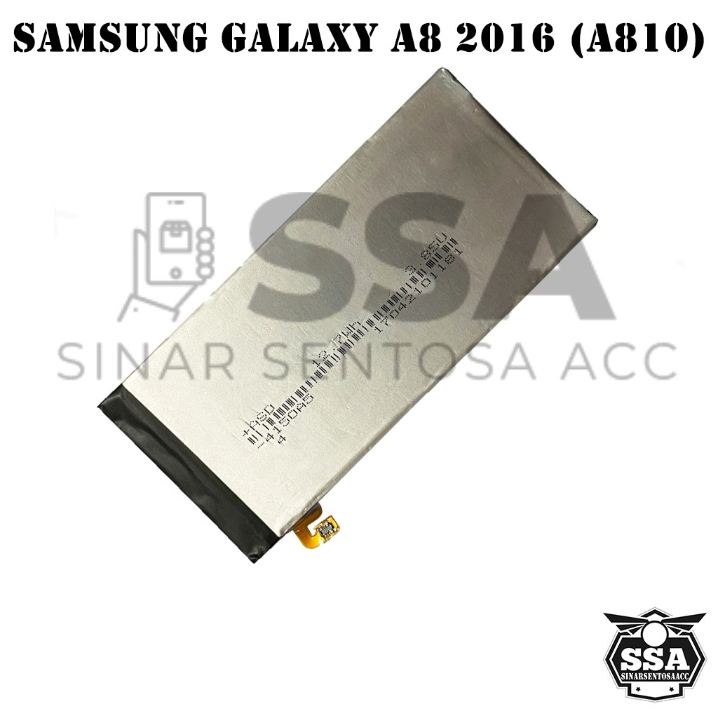 Baterai Original 100% Samsung Galaxy A8 2016 A810 EB-BA810ABE Batre Batrai Battery Batrei Batere Batu HP ORI GARANSI Awet