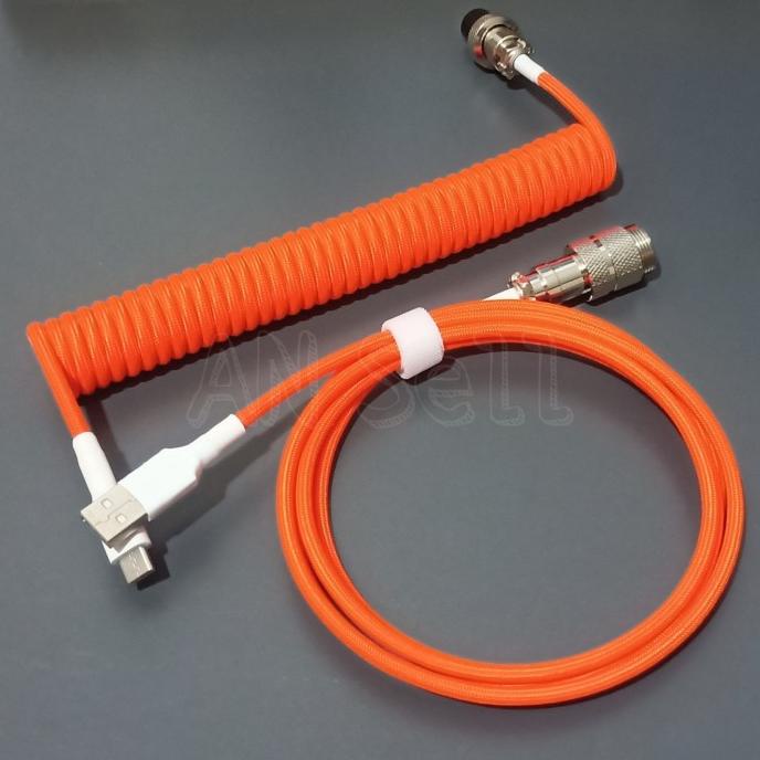 Kabel Keyboard Mechanical / Kabel Coiled Custom / Kabel Mod Keyboard Termurah
