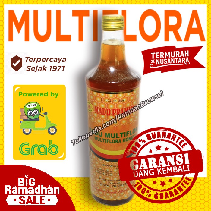 

Madu Pramuka Alami (Madu Multiflora) 650ml - MMD1279