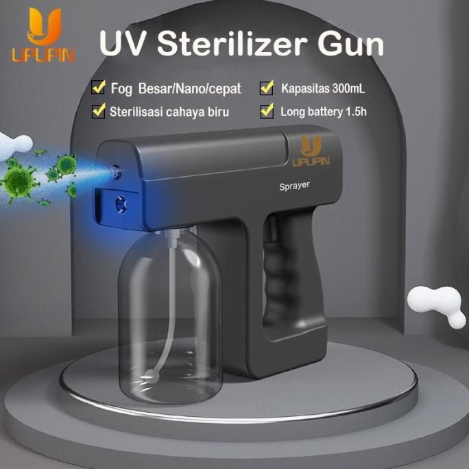 UPUPIN Nano Spray Gun Disinfectant Wireless 300ml UV Sterilizer Gun