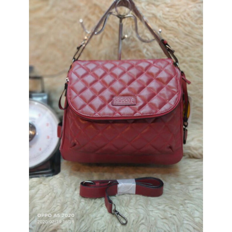 RULLY68_100%REALPIC Tas Selempang jahit jahit bisa di jingjing multipungsi TAS IMPORT /COD