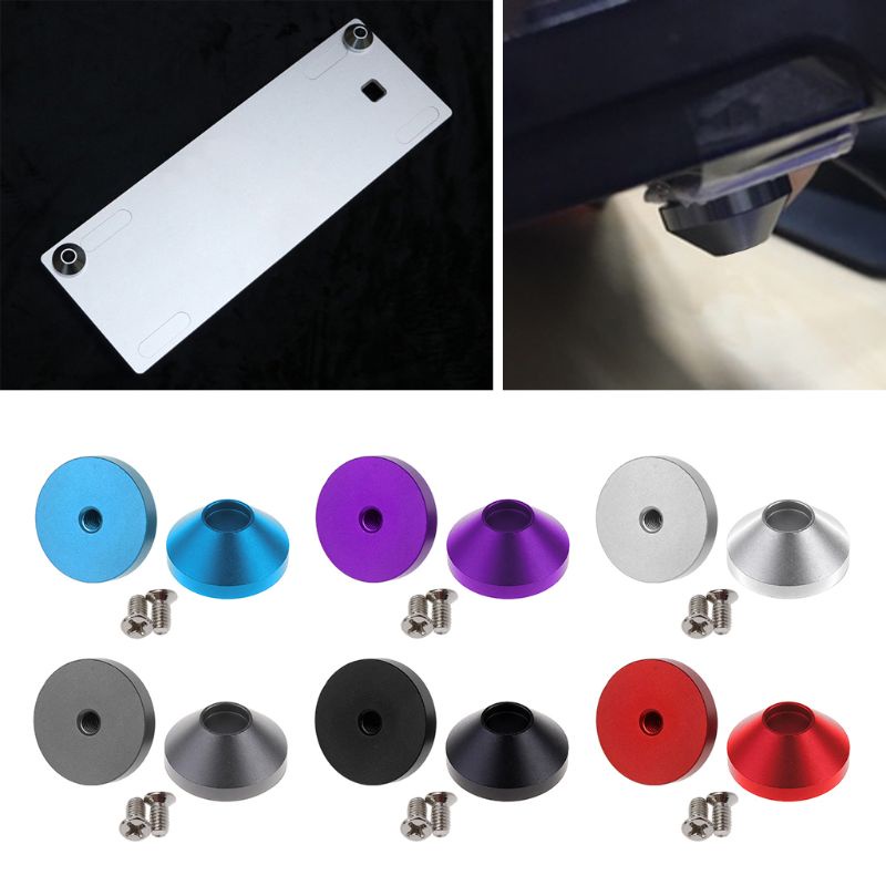 Btsg 2Pcs Kaki Keyboard Mekanik Anodized Aluminium CNC Feet Metal Untuk Case Untuk w/Sekrup Merah Abu Tua Hitam Silver fo