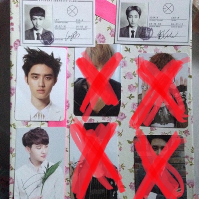 Photocard EXO/PC EXO