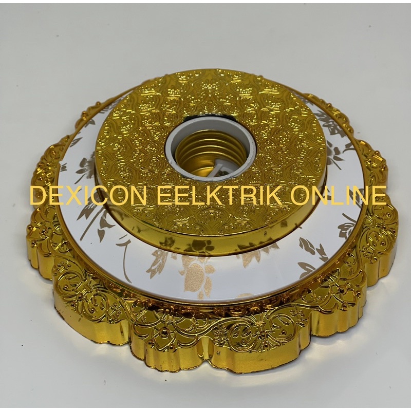 fitting lampu DPI 1H-1/fitting plafon terbaru 2022 - fitting hias rumah - fitting model diamond - fitting plafon - fitting lampu rumah