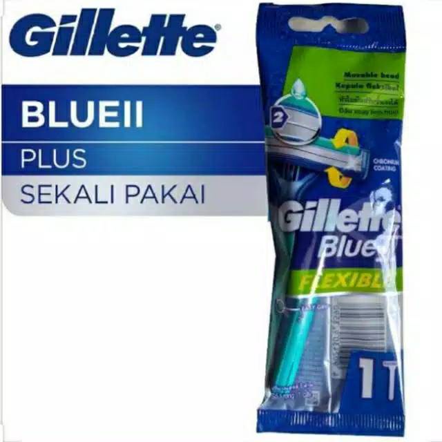 Gillette Pisau Cukur Blue II Flexibel 3 Isi 1