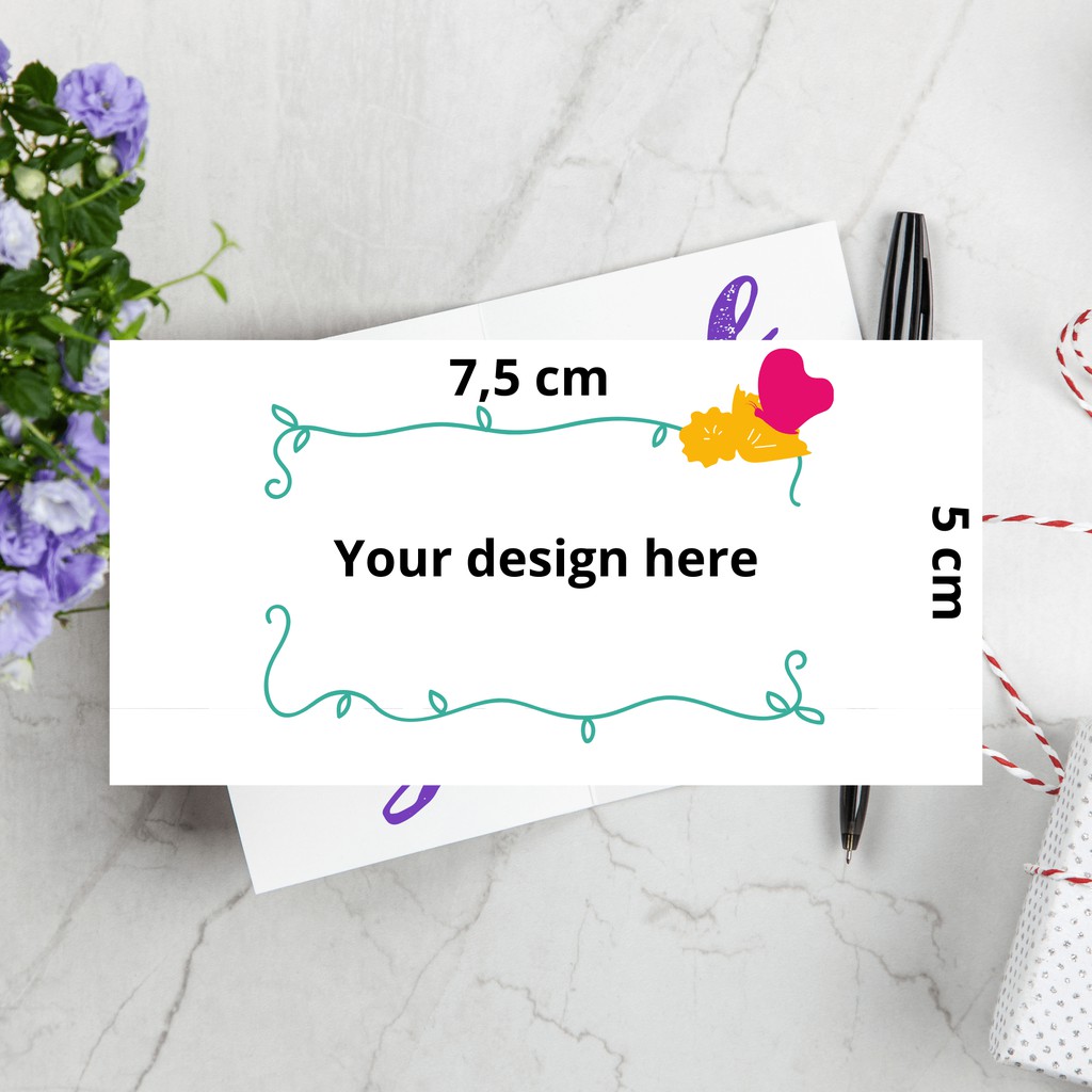 

7,5cm x 5cm | Thankyou Card / Thanks Card / Kartu Terima Kasih