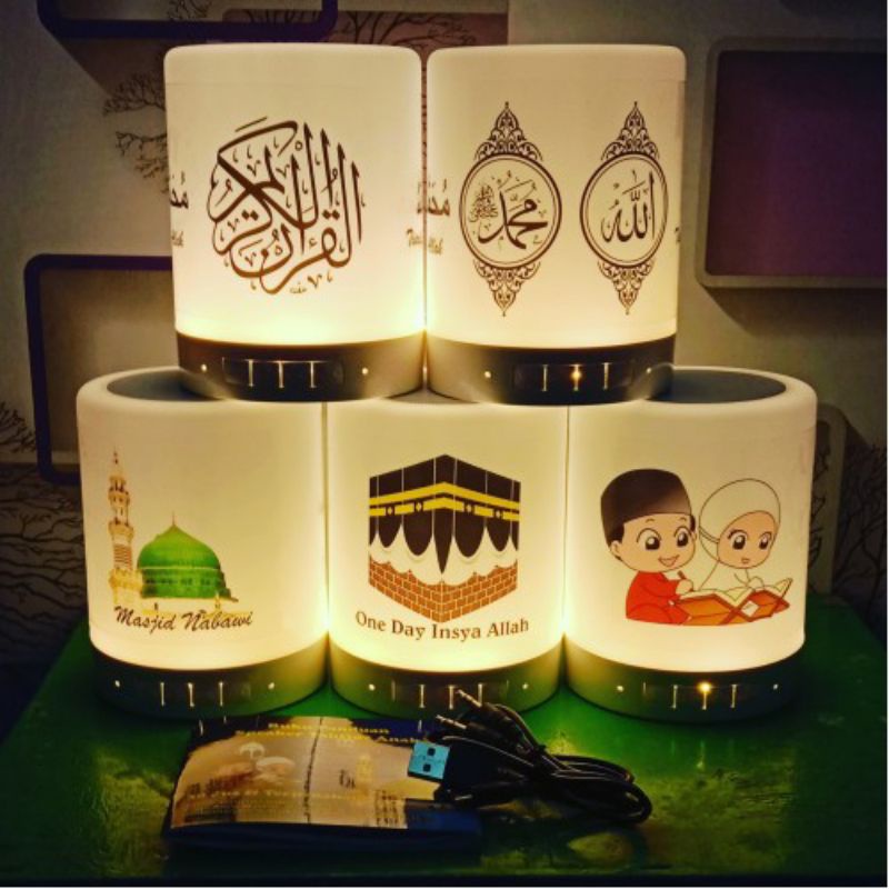 Murottal Quran Lamp Speaker Quran Speaker Tahfidz LED Quran Tube