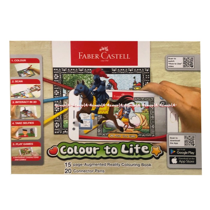 

dzw287 Faber Castell Color to Life Pensil Mewarnai Menjadi 3D