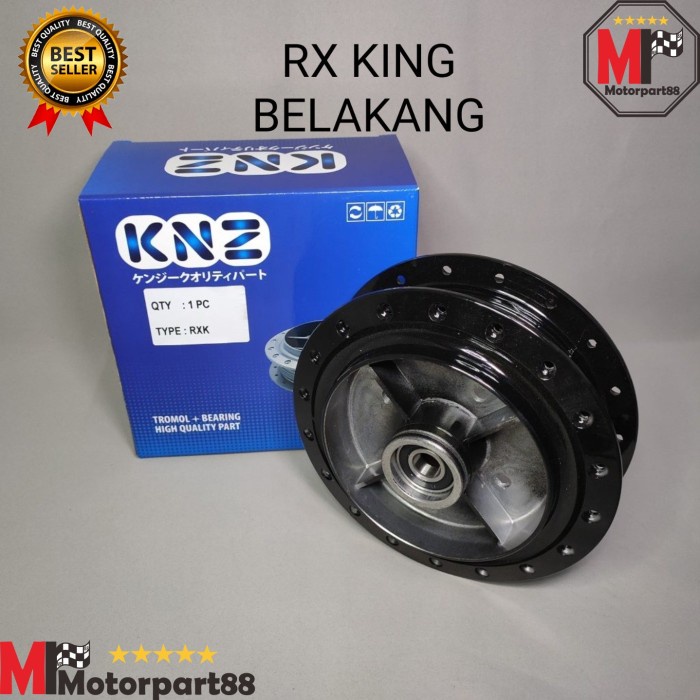 TROMOL BELAKANG RX KING RX K WARNA HITAM BERIKUT BEARING KNZ