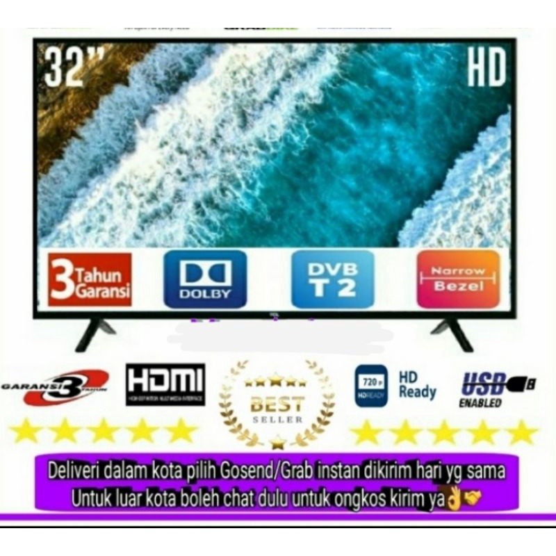 TV LED 32 INCH DIGITAL TCL 32D3000B L32D3000B