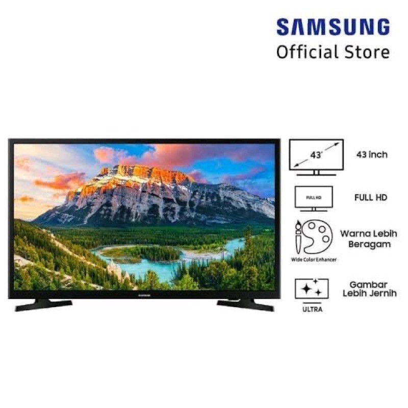 SAMSUNG LED 43 inch 43N5001 Full HD DIGITAL USB MOVIE - Garansi Resmi Plus BREKET