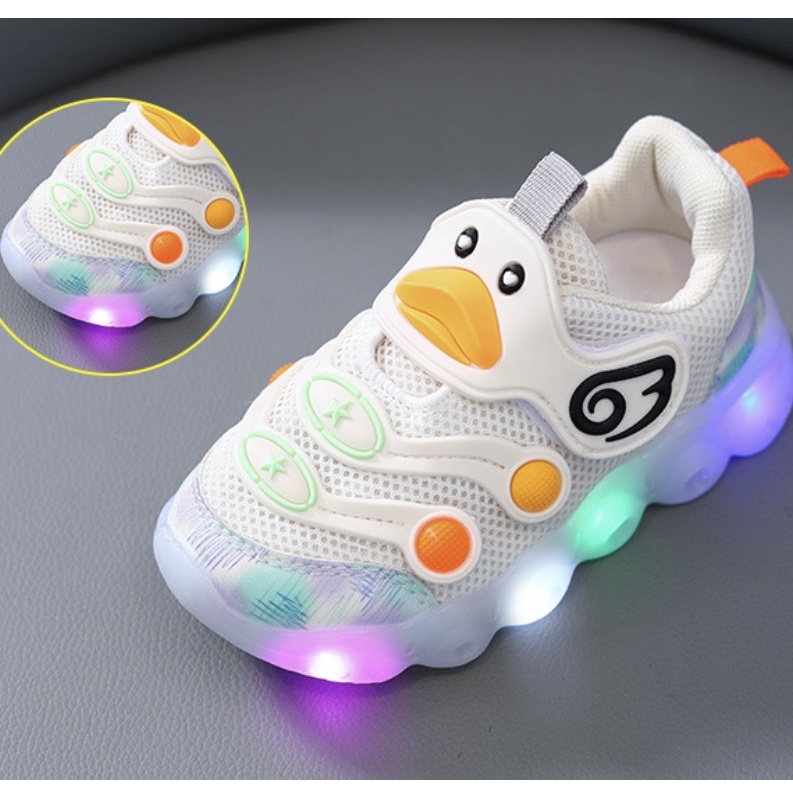 babyfit DUCKO sepatu sneakers anak cewek cowok sepatu lampu LED import gs-0515r
