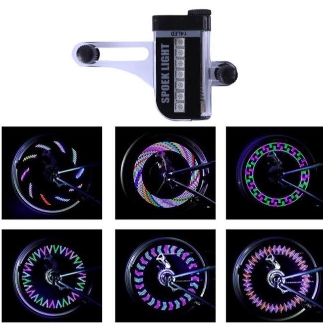 HARGA 4 PCS/TUTUP PENTIL LED LAMPU BAN RODA MOBIL MOTOR SEPEDA/LED TUTUP PENTIL/LAMPU LED SEPEDA/-7