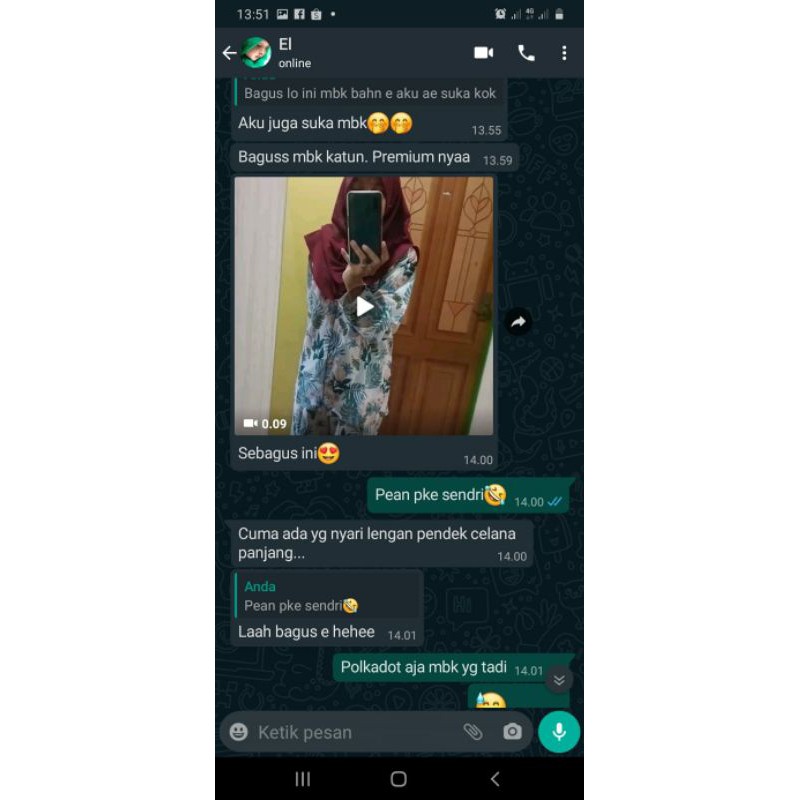baju tidur piyama dewasa LENGAN PANJANG L muat bb 55 kg setelan piyama baju tidur-3