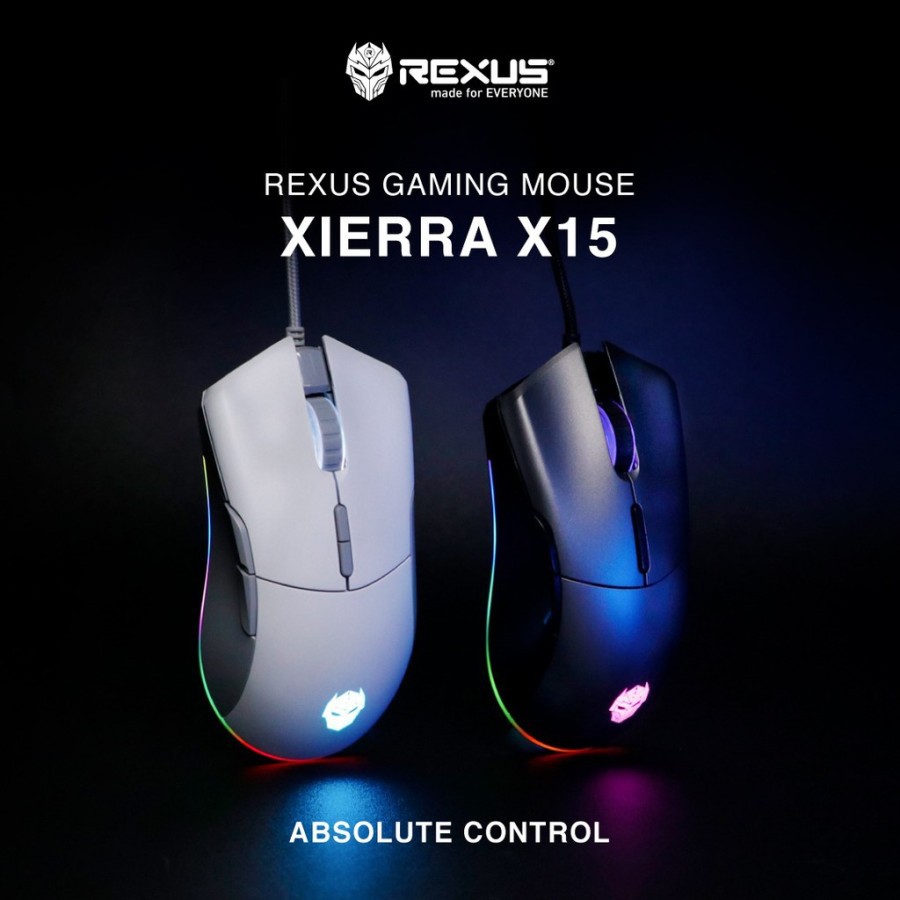 Rexus X15 Sierra Mouse Gaming BERGARANSI RESMI