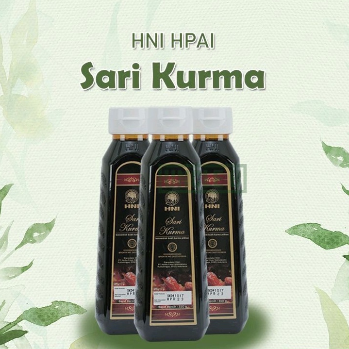 

(bisa cod)Sari Kurma Asli 350 gr / Sari Kurma HPAI 350 gr - HNI HPAI