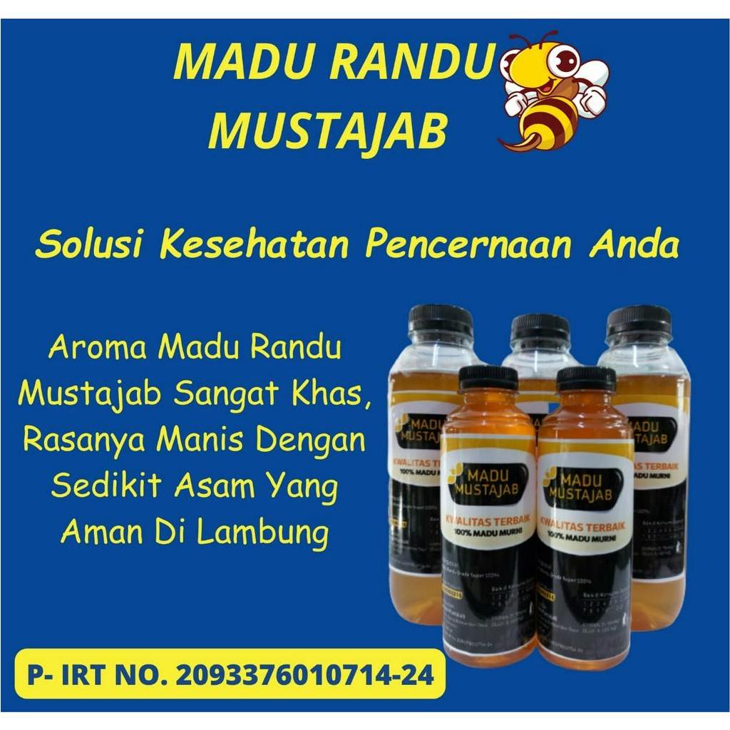 

MADU ASAM LAMBUNG MUSTAJAB 100% ASLI MURNI MADU RANDU MUSTAJAB GRADE SUPER