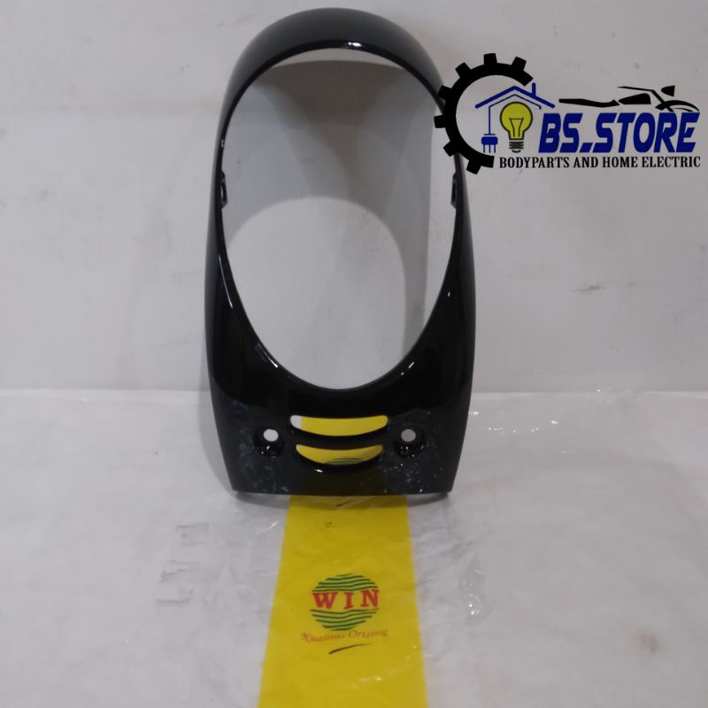 PANEL COVER LAMPU DEPAN SCOOPY FI HITAM 2013 2014 2015 2016 2017AWAL