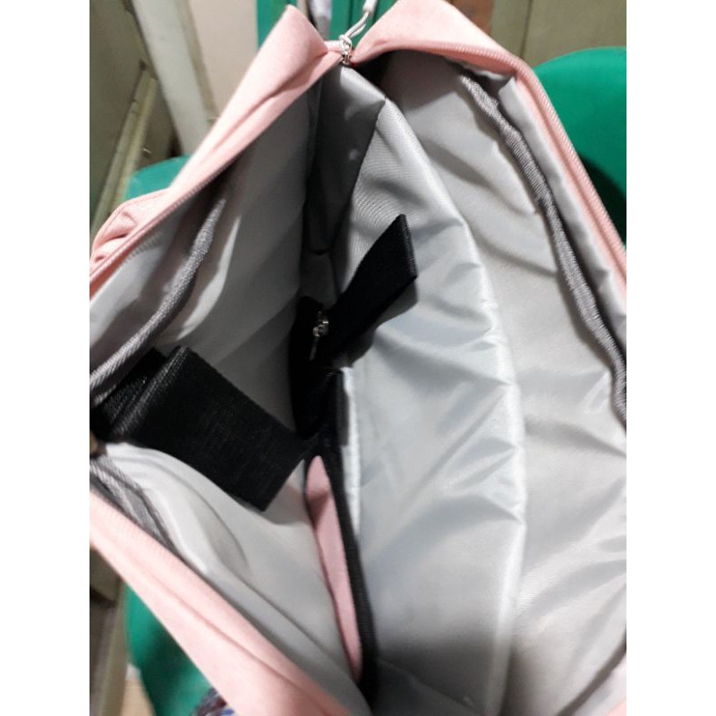 Tas Laptop Selempang Package Briefcase Waterproof 14 15 15 16 17 inch pink