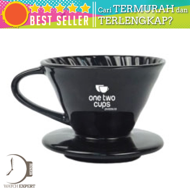 COD Filter Penyaring Kopi V60 Untuk 1-2 Cups Glass Coffee Filter Dripper Bahan Keramik