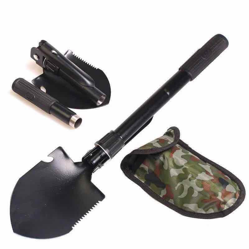 Taffware Pacul Sekop Lipat Militer Portable Survival Tools Multifungsi untuk Camping