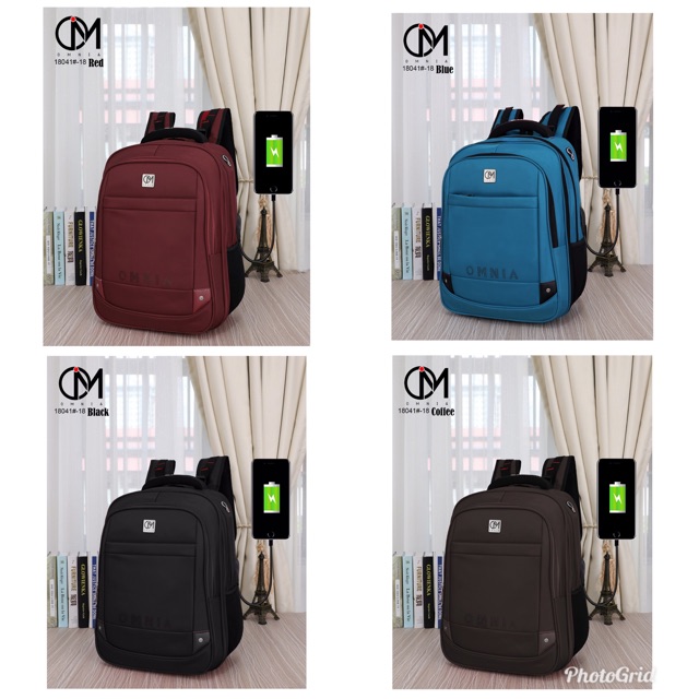 Best seller tas ransel tas punggung Omnia 18068 & 18041 Original quality