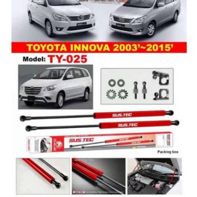 Hood Damper / Hidrolik Kap Mesin Toyota Grand Innova 2012 - 2015 Original sustec