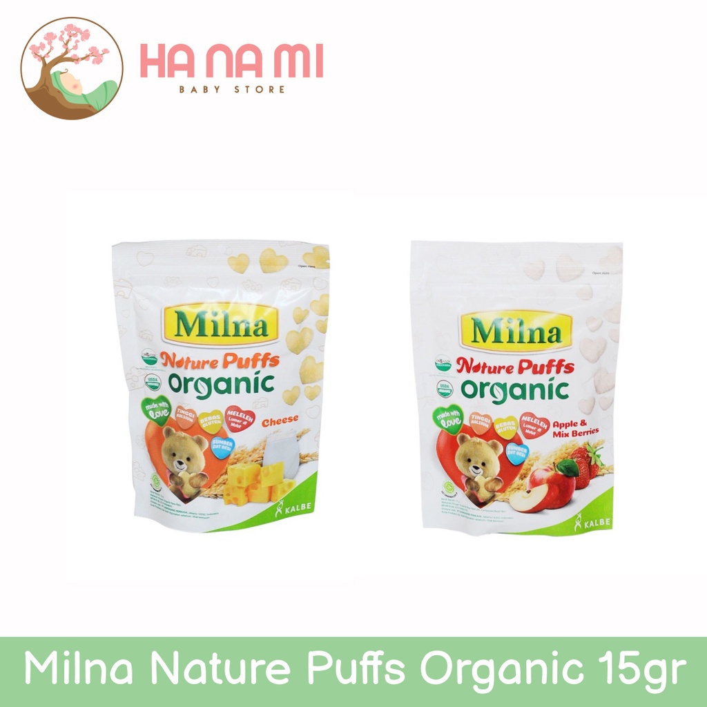 Milna Nature Puffs Organic 15gr