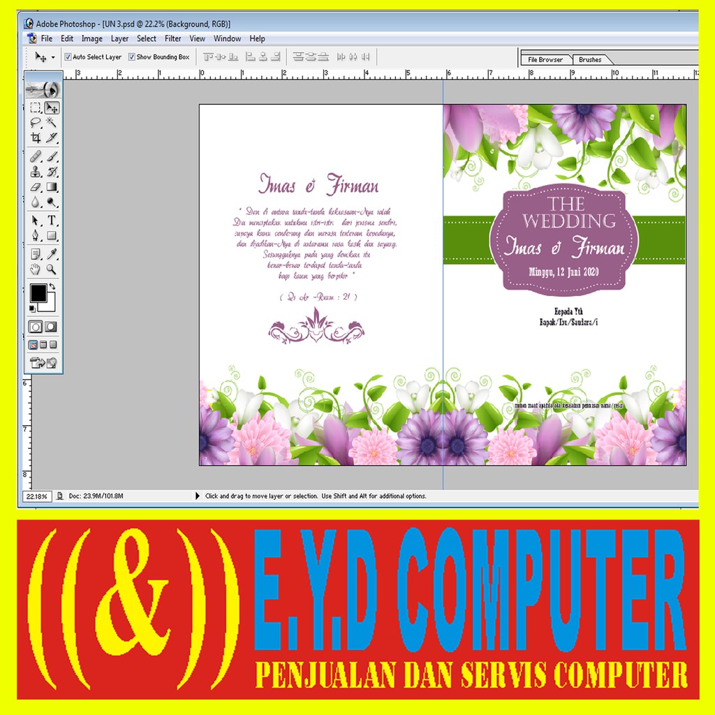 Download Dvd 100 Template Undangan Format Psd Photoshop Koleksi Desain Template Design Grafis Usaha Shopee Indonesia PSD Mockup Templates