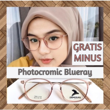 Kacamata Baca Kacamata auto fokus jauh dekat  Antiradiasi Blueray Bingkai Elastis Nyaman di Pakai, P