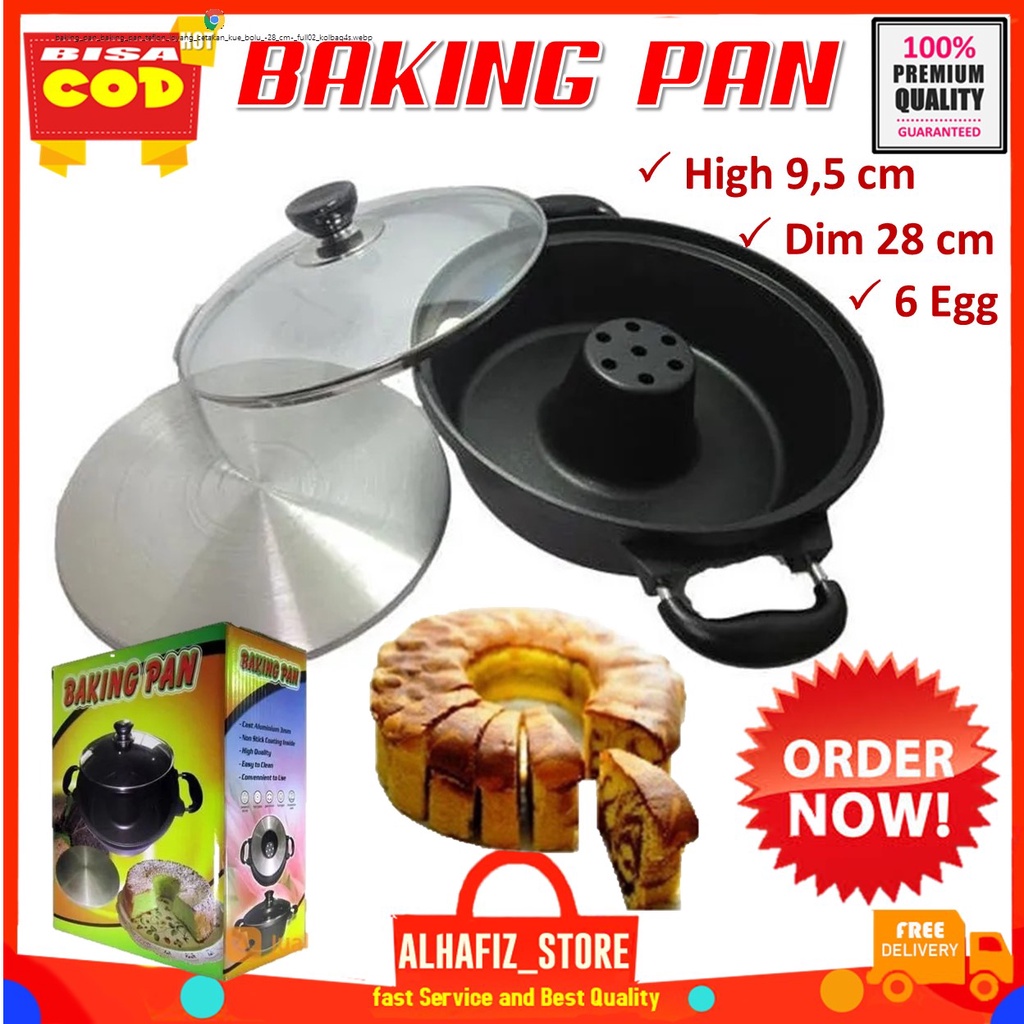 Cetakan Kue Bolu Baking Pan Alat Cetak Kue Bolu Bahan Teflon Anti Lengket Anti Karat