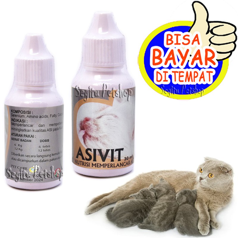 VITAMIN KUCING MENYUSUI MEMPERLANCAR ASI INDUKAN ASIVIT