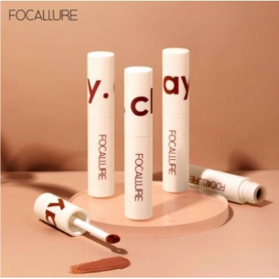 ★ BB ★  FOCALLURE Clay Pillowy Soft Liquid Lipstick - Lipstik Cream Velvet-Mist Matte Lip Clay - FA179 - FA 179